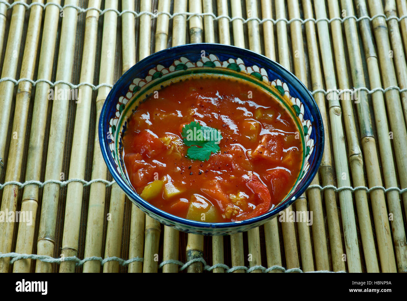 Indian onion tomato sauce Stock Photo Alamy