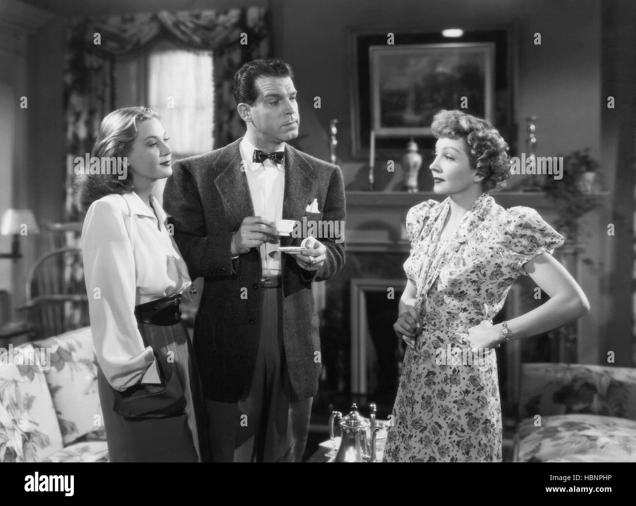 THE EGG AND I, from left: Louise Allbritton, Fred MacMurray, Claudette ...