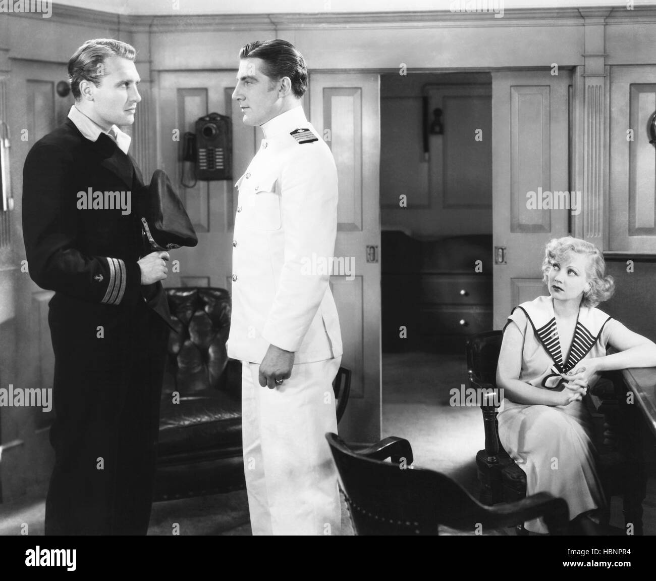 EIGHT BELLS, from left Ralph Bellamy, John Buckler, Ann Sothern, 1935