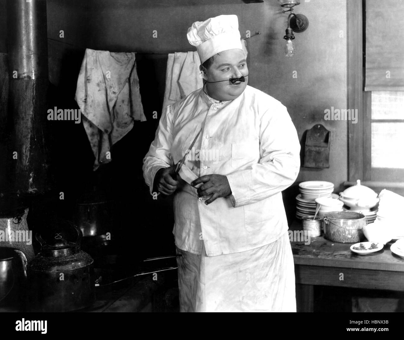 THE FAST FREIGHT, Roscoe Arbuckle, (aka Fatty Arbuckle), 1922 Stock