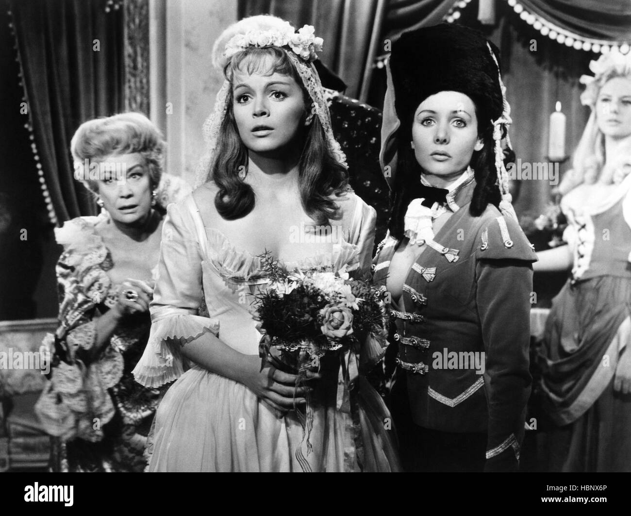 FANNY HILL Miriam Hopkins left Leticia Roman center 1964 Stock 