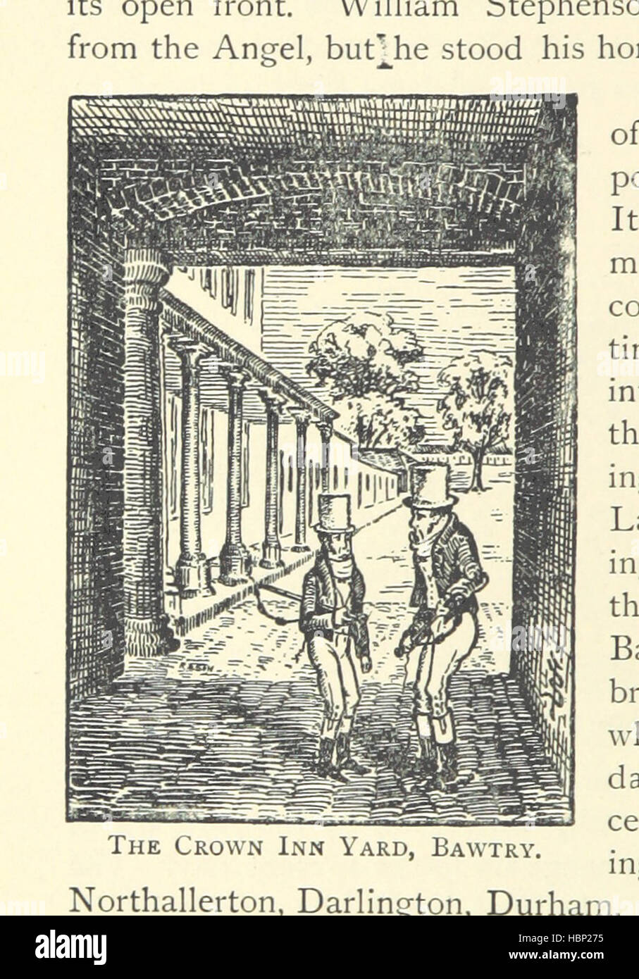 Image taken from page 42 of 'The Old Coaching Days in Yorkshire ... Illustrated by the author' Image taken from page 42 of 'The Old Coaching Days Stock Photo