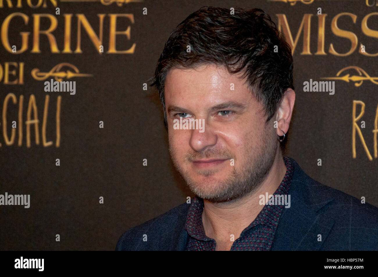 Edoardo Pesce Hi Res Stock Photography And Images Alamy Rome Italy 06th Dec 2016 Edoardo Pesce Walks The Red Carpet For Tim HBP57M 