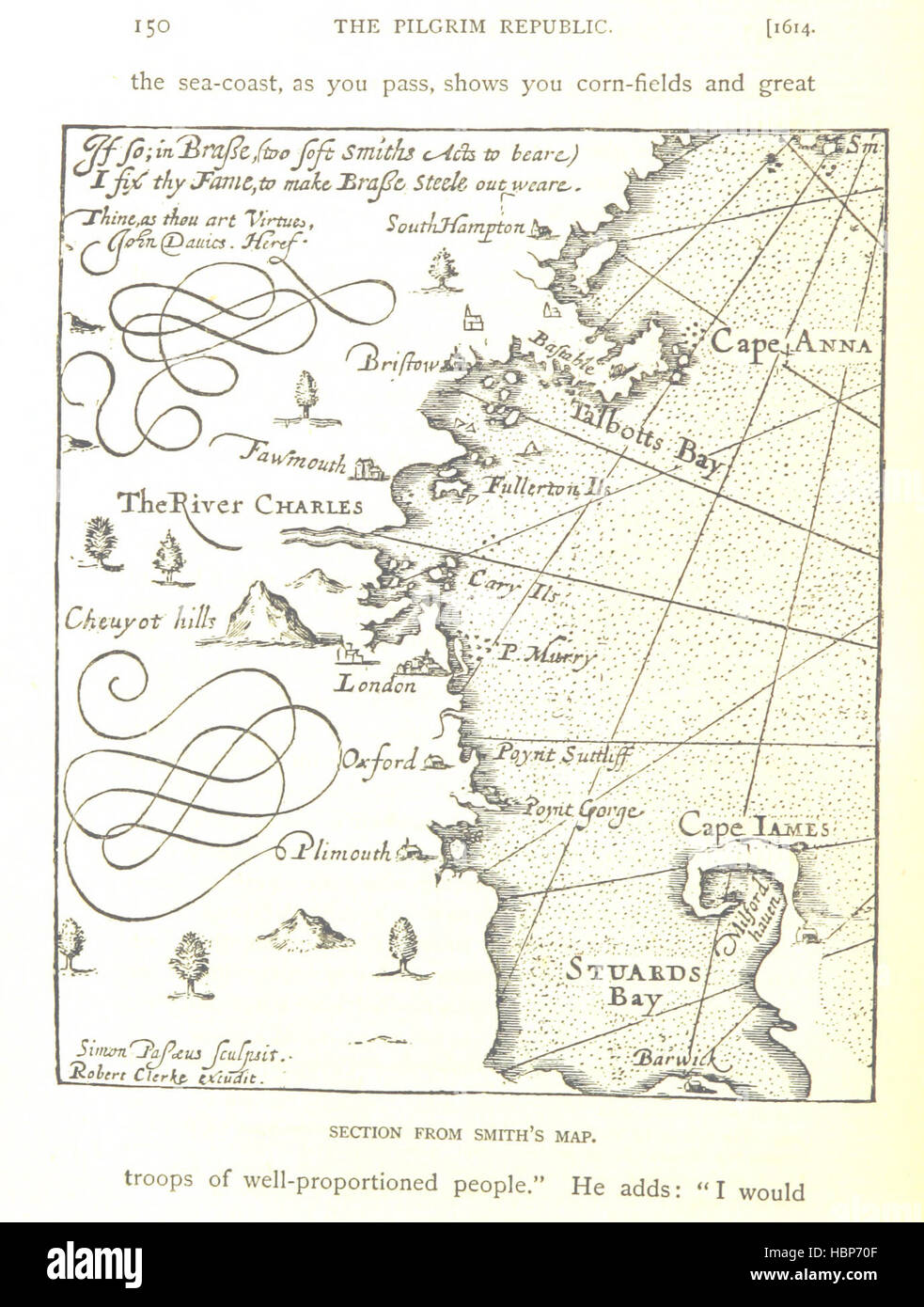 Image taken from page 206 of 'The Pilgrim Republic; an historical review of the Colony of New Plymouth, with sketches of the rise of other New England Settlements, etc' Image taken from page 206 of 'The Pilgrim Republic; an Stock Photo