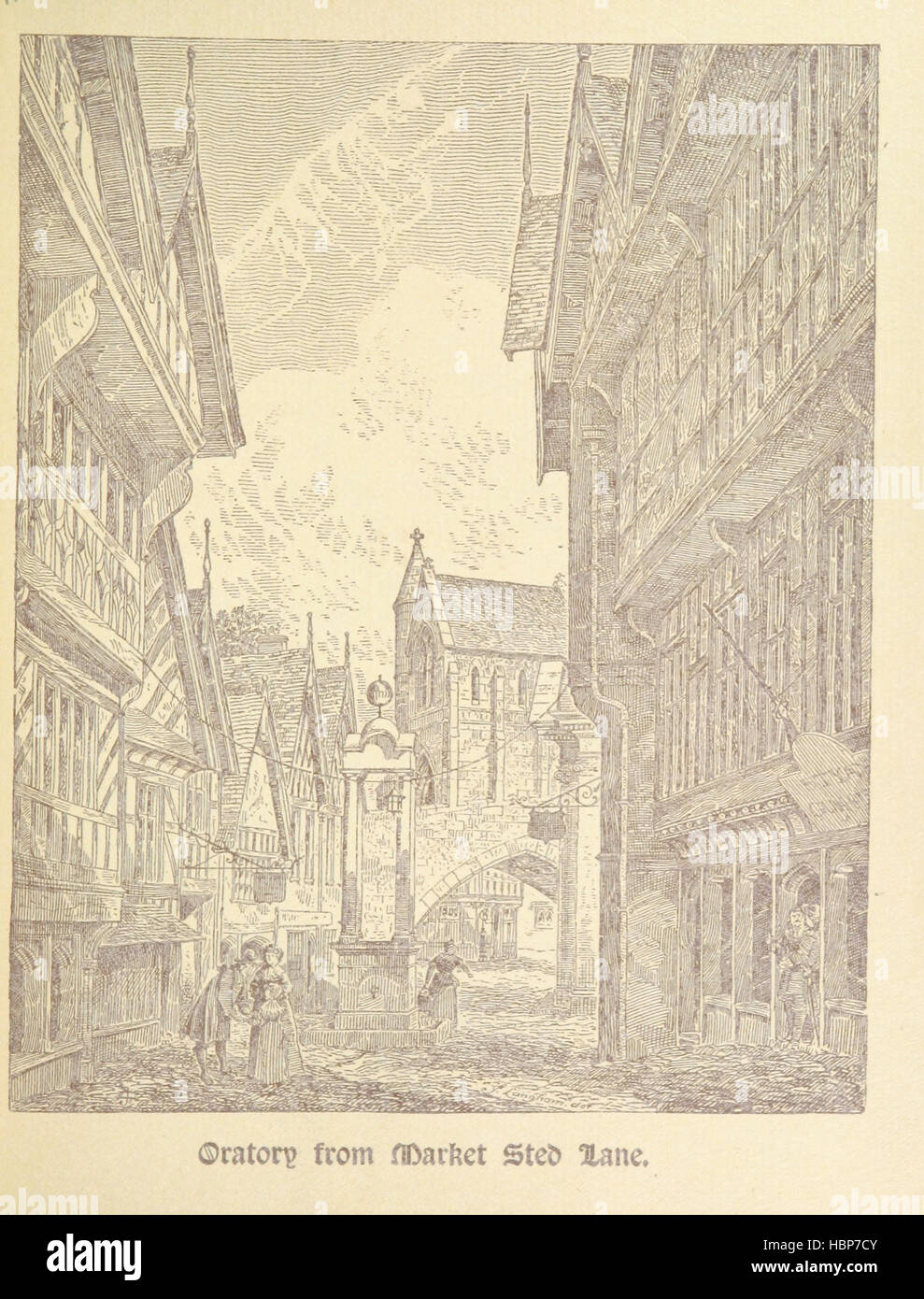 Image taken from page 97 of 'A Booke of Olde Manchester and Salford. By Alfred Darbyshire ... Edited with an introduction by George Milner. [With illustrations.]' Image taken from page 97 of 'A Booke of Olde Stock Photo
