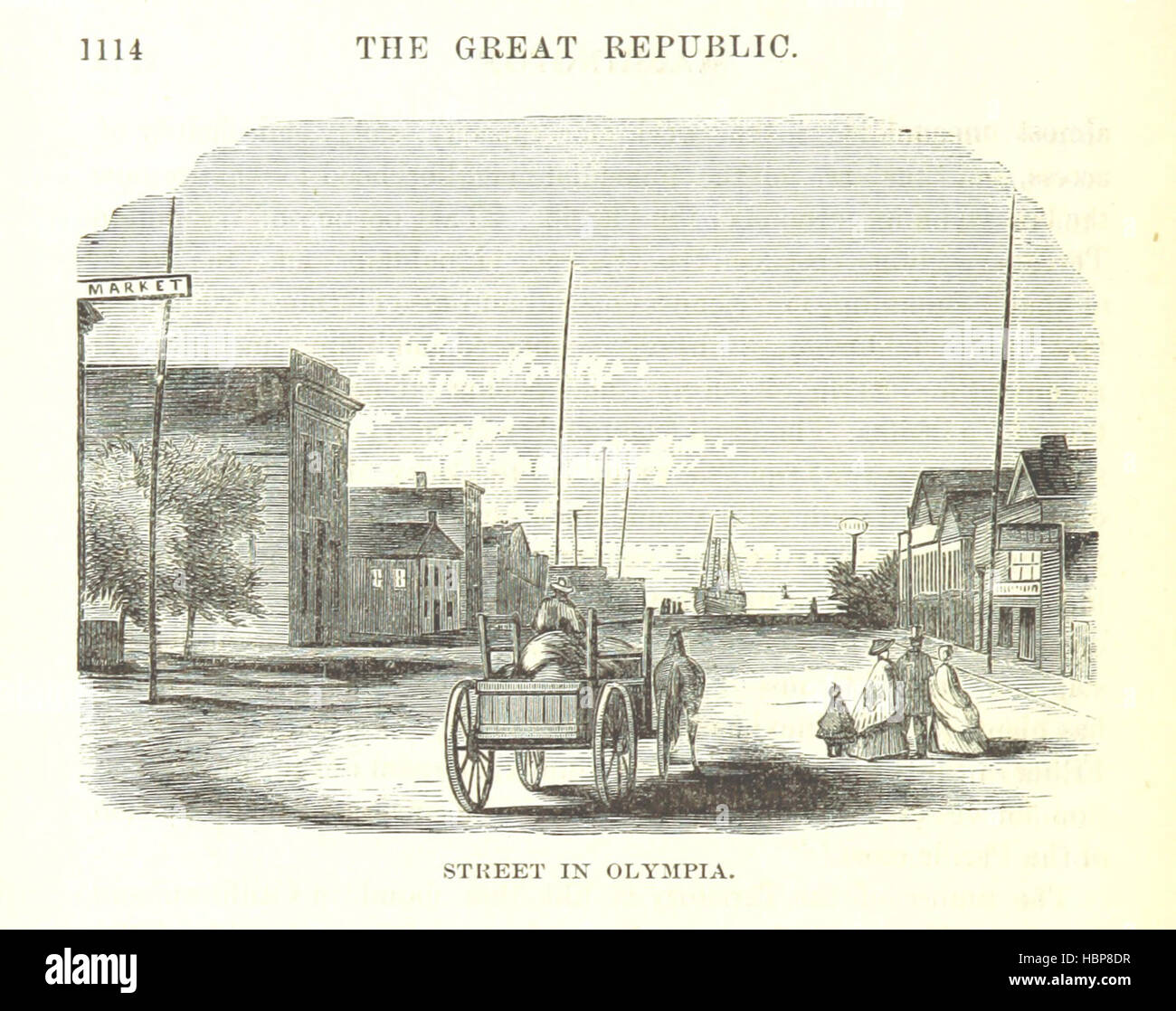 Image taken from page 1162 of 'An Illustrated History of the Great Republic: being a full and complete history of the American Union, from its earliest settlement down to the present time ... Including also complete ... descriptions ... of each state and Image taken from page 1162 of 'An Illustrated History of Stock Photo