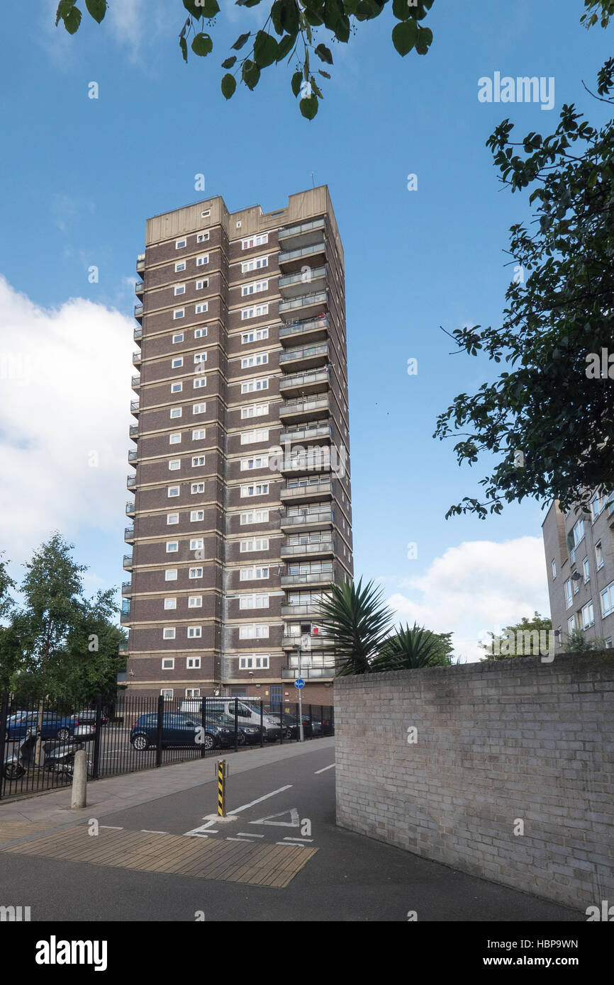 Pauline House Hanbury Street Whitechapel a fine example of post war