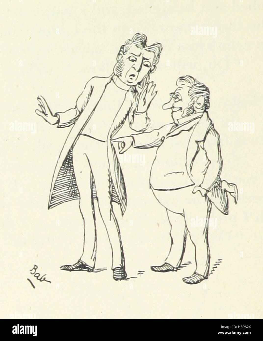 Page showing humorous poems and songs, including characters, narrative ...