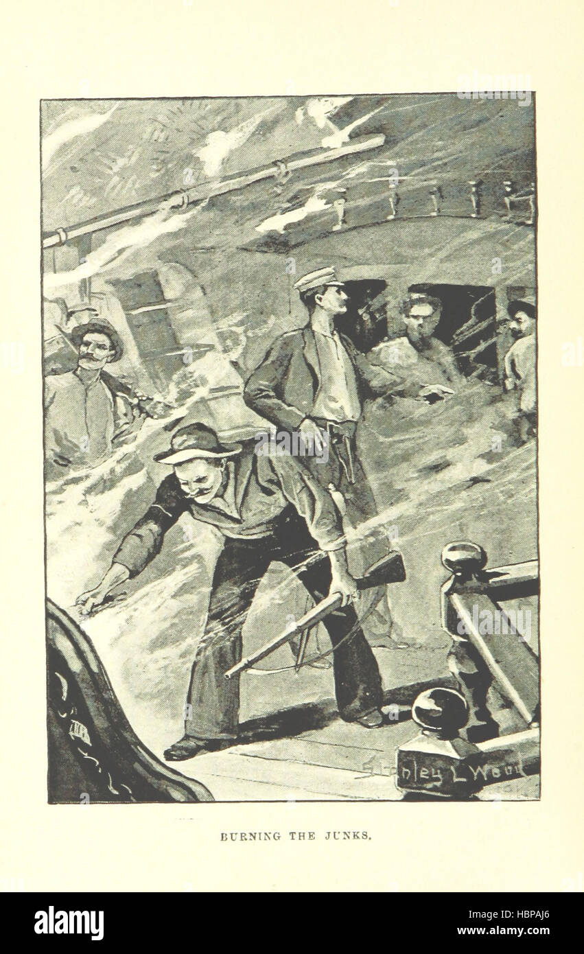 Image taken from page 52 of 'Among Typhoons and Pirate Craft ... With illustrations' Image taken from page 52 of 'Among Typhoons and Pirate Stock Photo