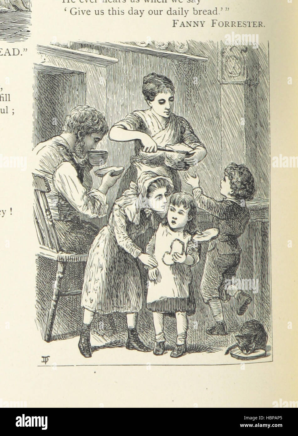 Image taken from page 88 of 'Sunlight and Shade. Being poems and pictures of life and nature. Illustrations by F. Barnard, etc' Image taken from page 88 of 'Sunlight and Shade Being Stock Photo