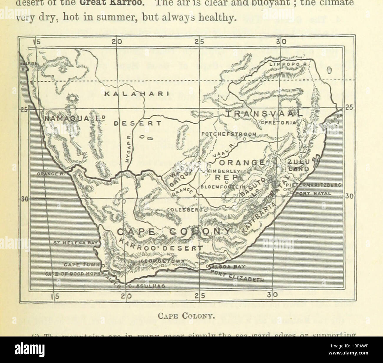 Image taken from page 431 of 'A New Geography on the comparative method. With maps and diagrams' Image taken from page 431 of 'A New Geography on Stock Photo