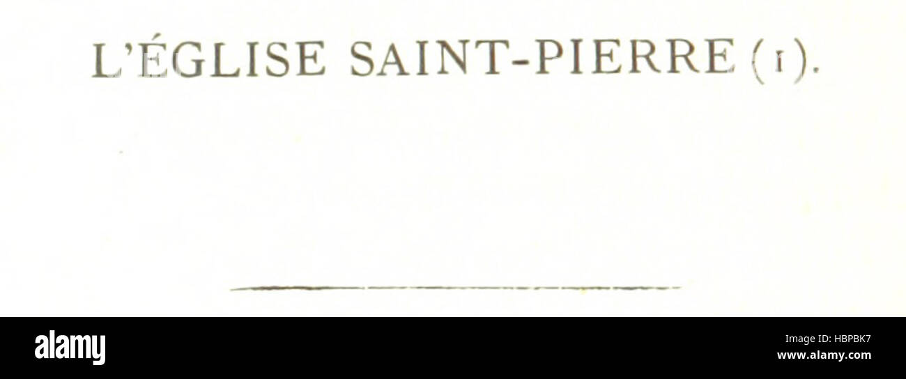 Image taken from page 244 of 'Chronique d'une ancienne ville Stock Photo