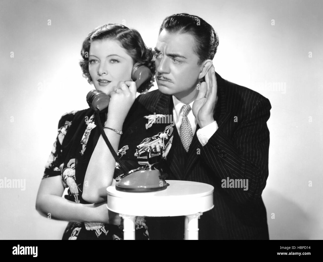 DOUBLE WEDDING, Myrna Loy, William Powell, 1937 Stock Photo - Alamy