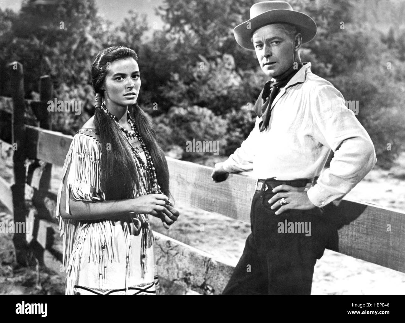 DRUM BEAT, Marisa Pavan, Alan Ladd, 1954 Stock Photo Alamy