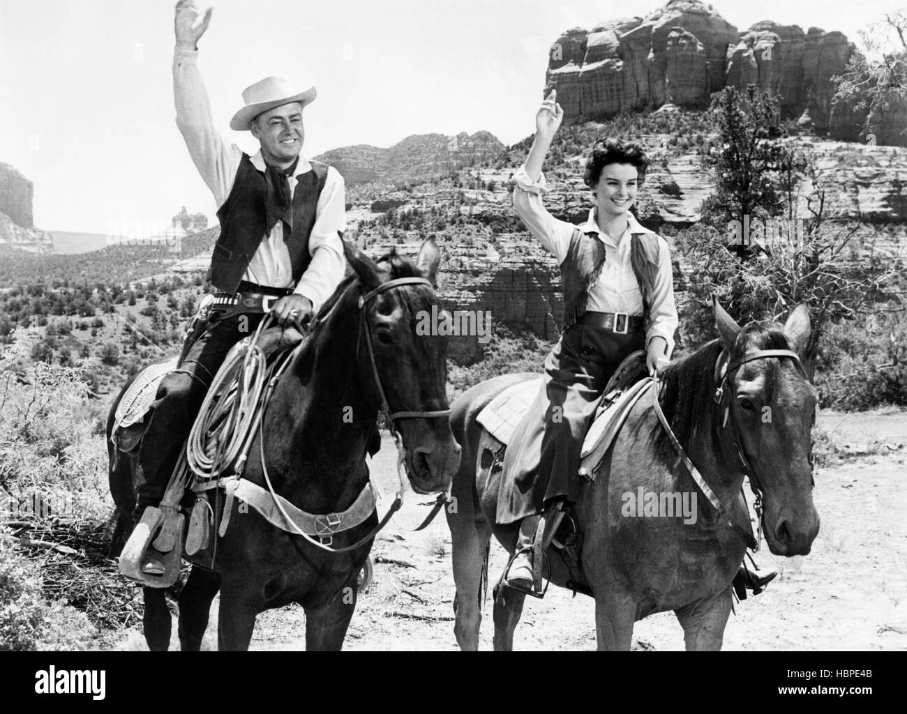 DRUM BEAT, Alan Ladd, Audrey Dalton, 1954 Stock Photo Alamy