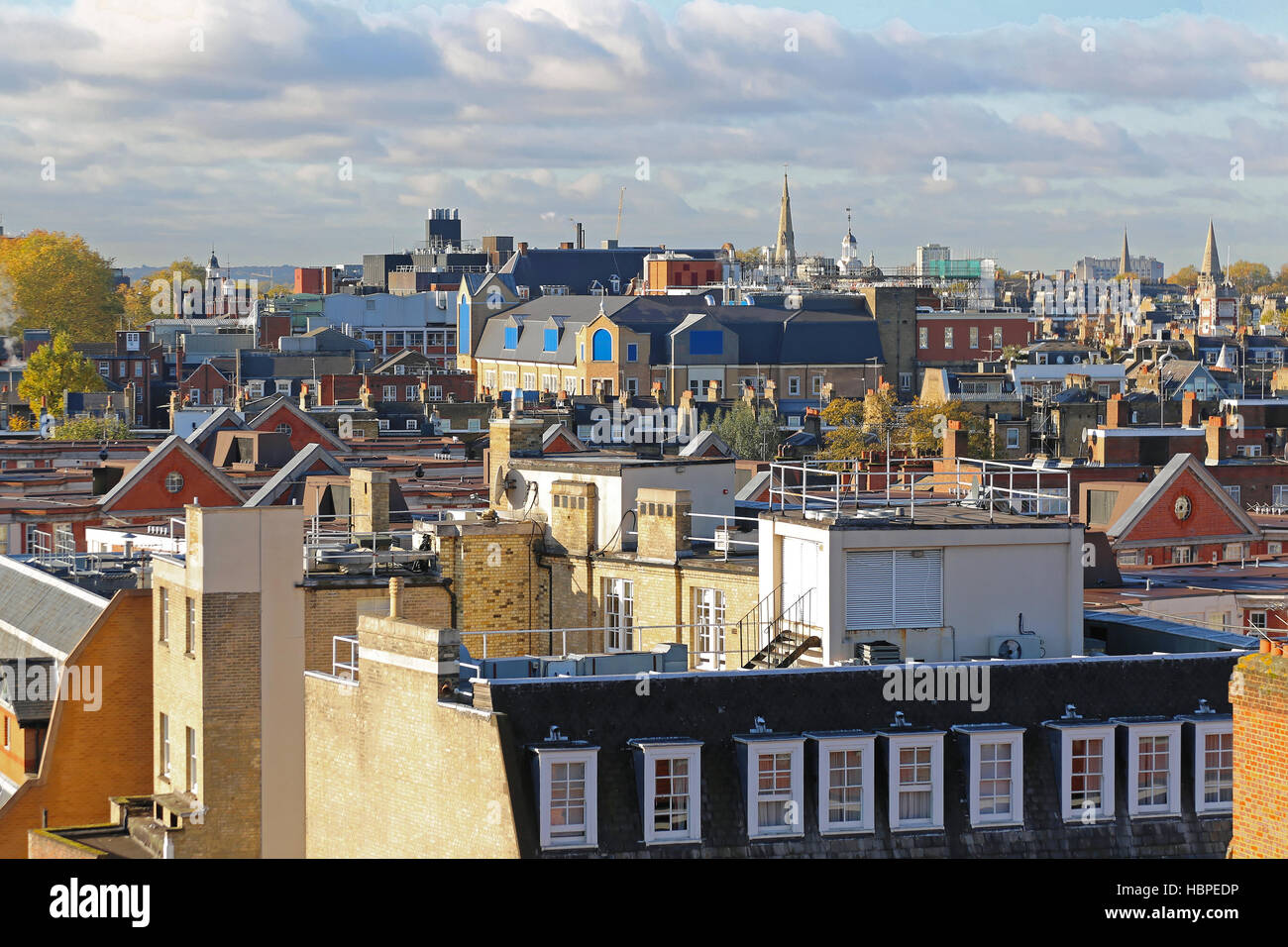 London Rooftop View Stock Photo Alamy