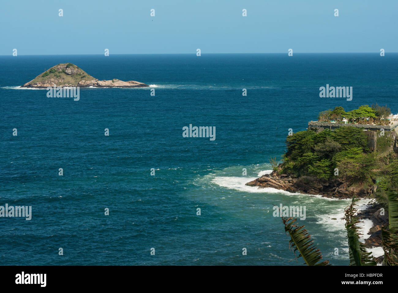 ocean view, Rio de Janeiro, Brazil Stock Photo