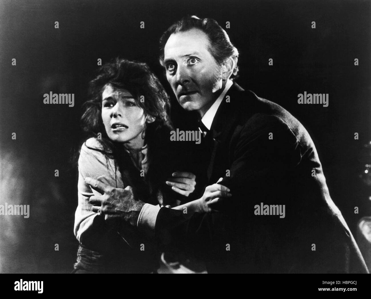 THE EVIL OF FRANKENSTEIN, Katy Wild, Peter Cushing, 1964 Stock Photo ...