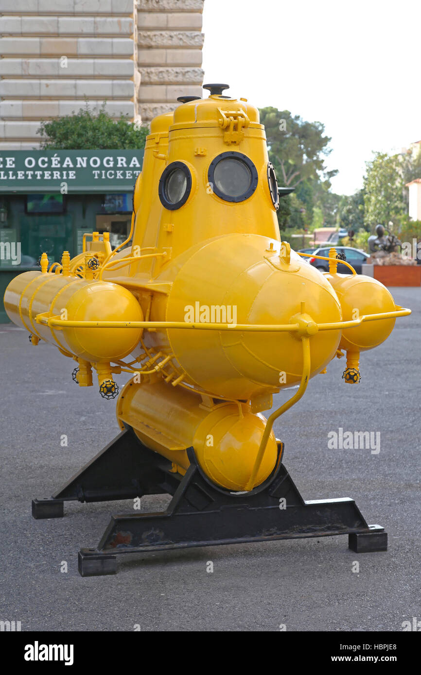 Yellow Submarine Monaco Stock Photo