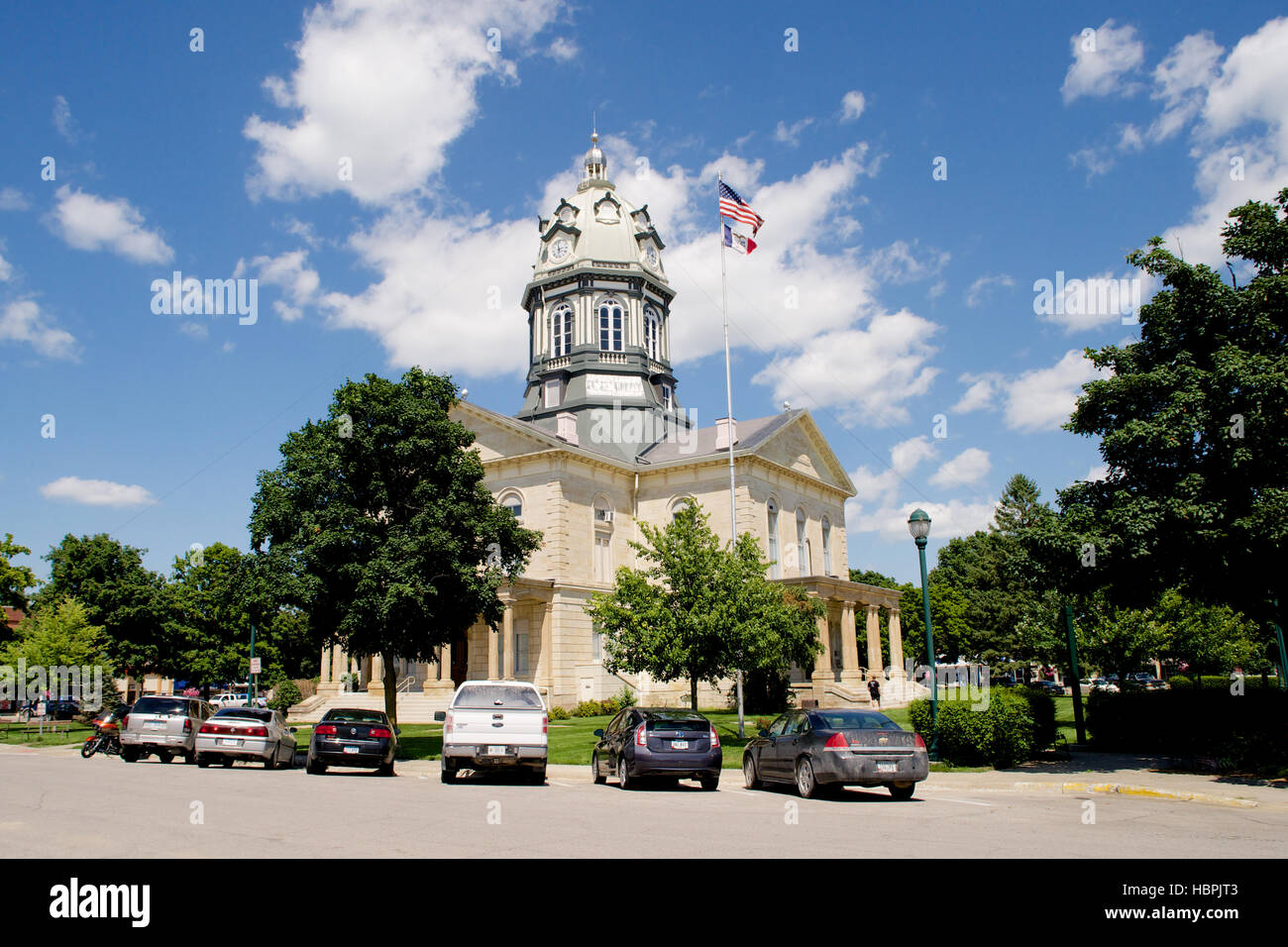 Courthouse madison county winterset iowa hi-res stock photography