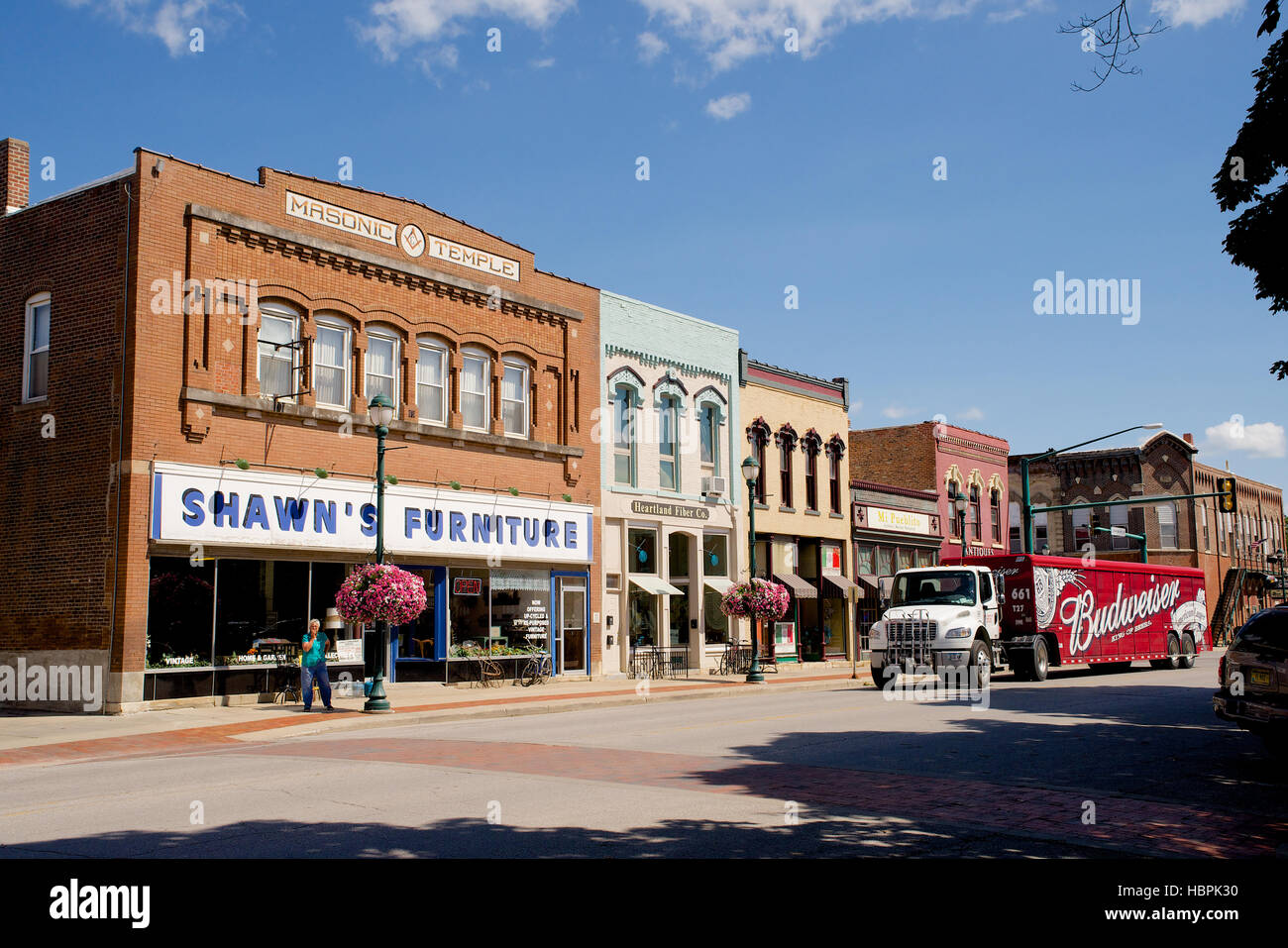 Winterset Madison County Iowa USA Stock Photo Alamy