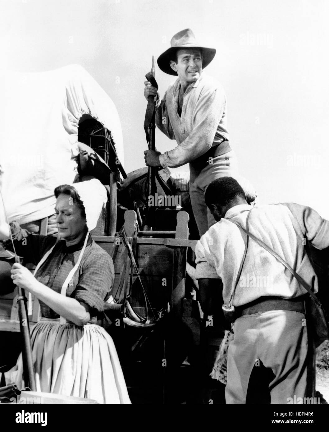 THE FIERCEST HEART, from left, Geraldine Fitzgerald, Stuart Whitman