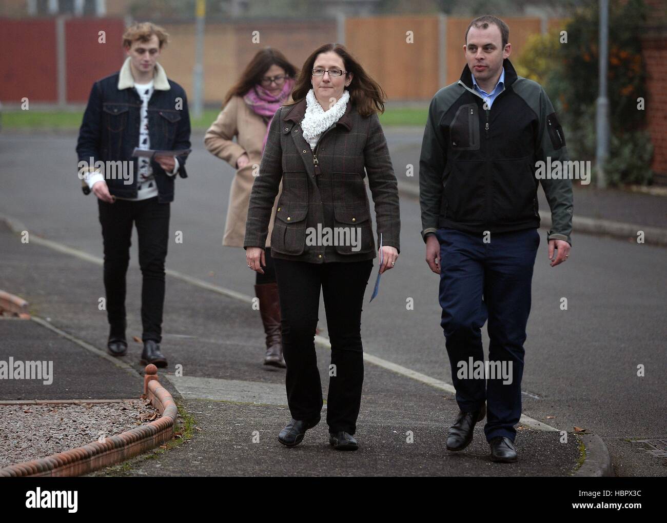 Conservative candidate Dr Caroline Johnson in Quarrington, Lincolnshire