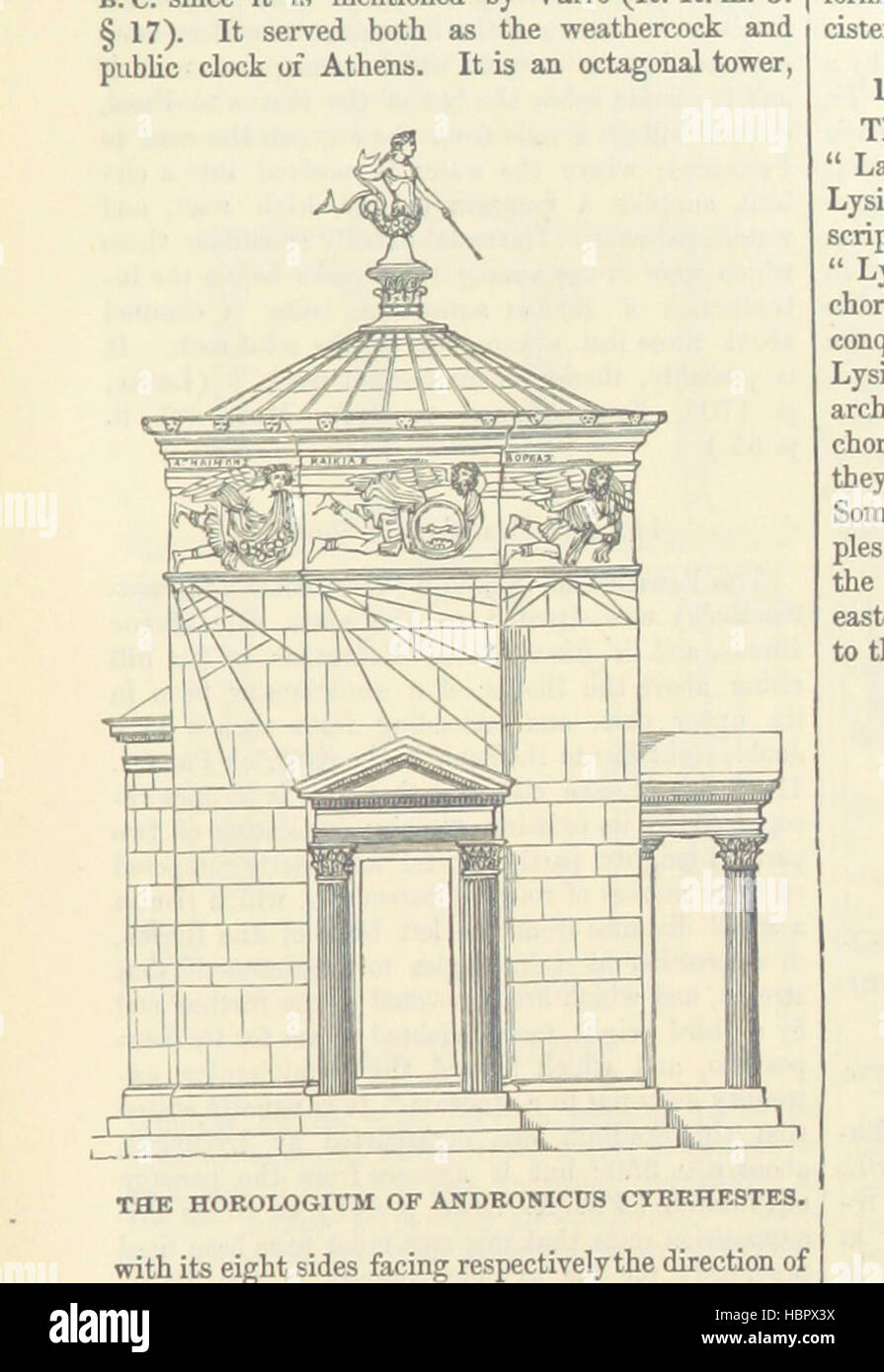Classical Reference Illustration showing entries from a Greek dictionary, including words ...