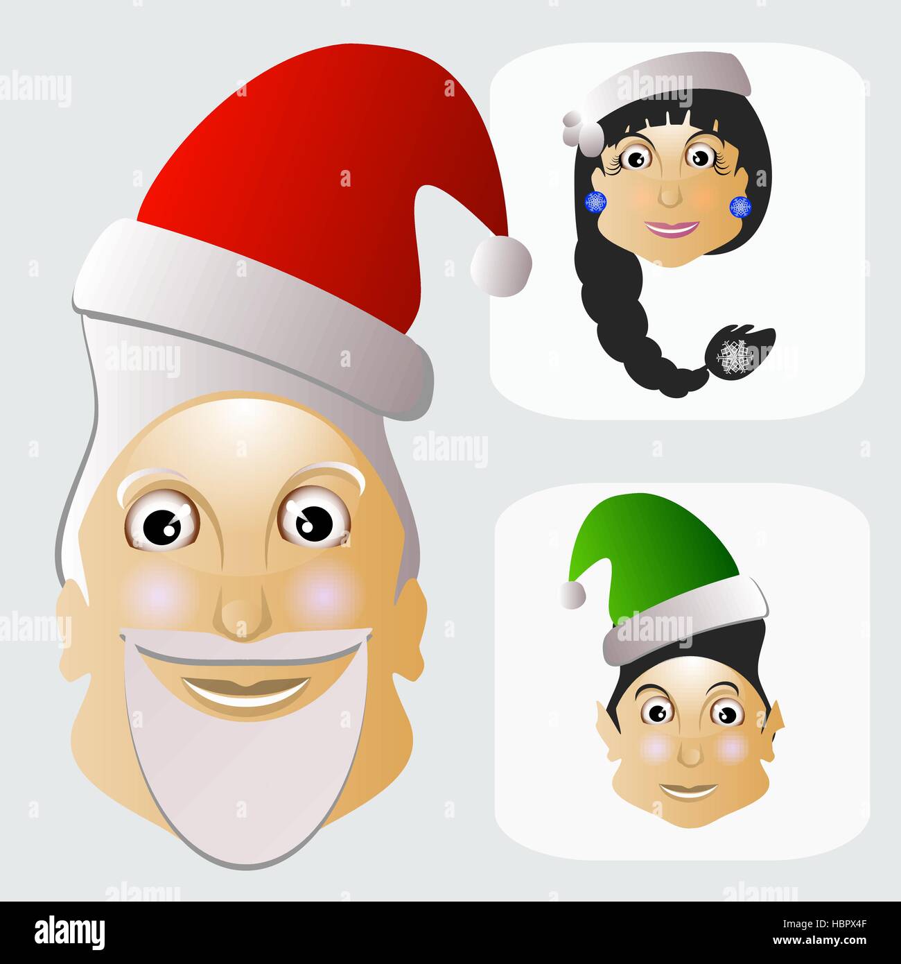 Old mother frost Stock Vector Images - Alamy