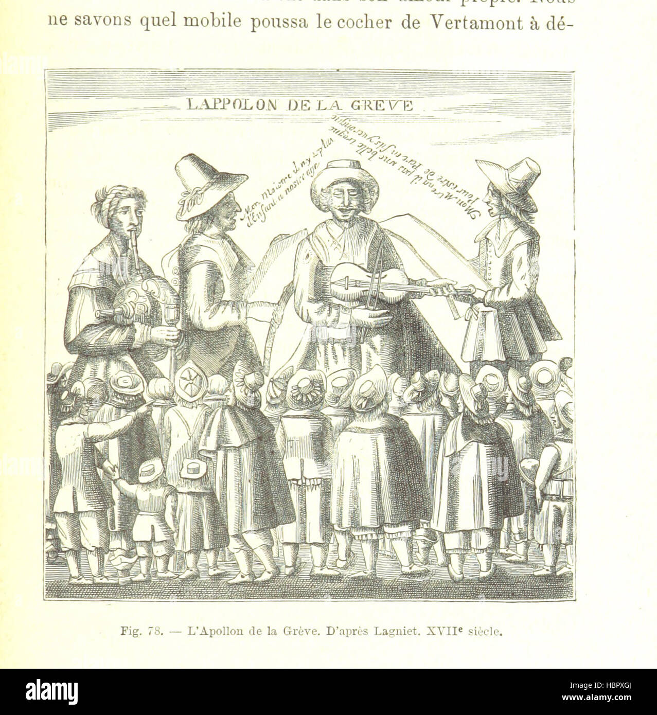 Image taken from page 199 of 'Les Cris de Paris, types et physionomies d'autrefois. ... Ouvrage accompagné de ... gravures' Image taken from page 199 of 'Les Cris de Paris, Stock Photo