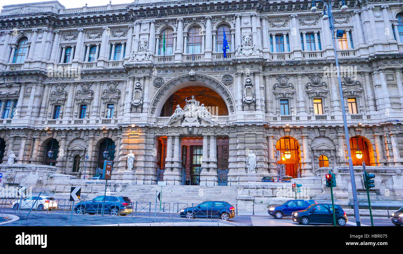 Justice Building Rome Rome roma palace justice hi-res stock photography and images - Alamy