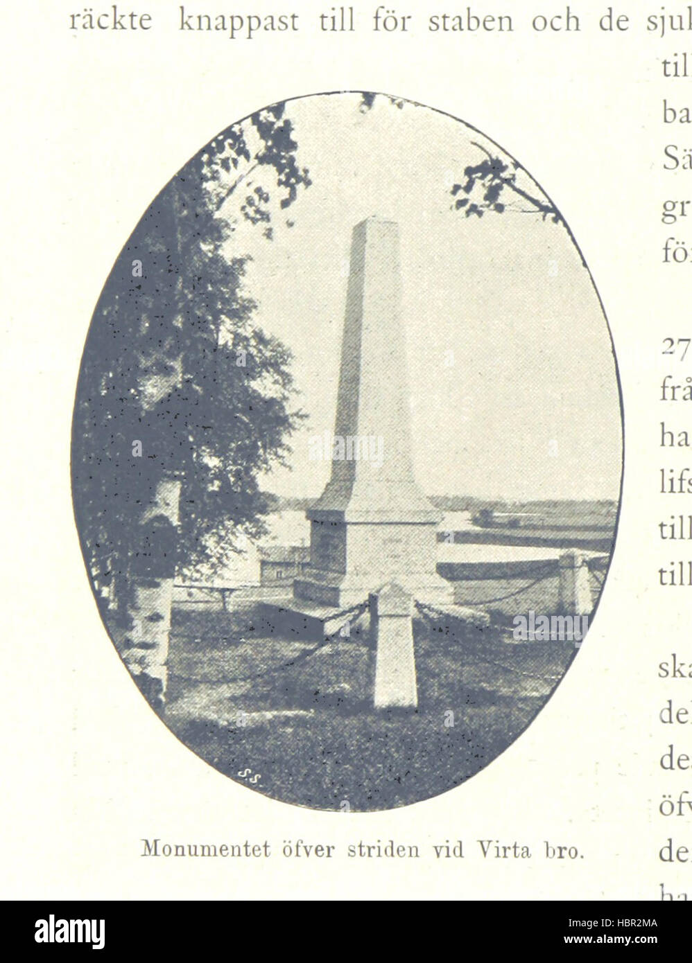 Image taken from page 458 of 'Finska Kriget 1808-1809. [Illustrated.]' Image taken from page 458 of 'Finska Kriget 1808-1809 [Illustrated]' Stock Photo