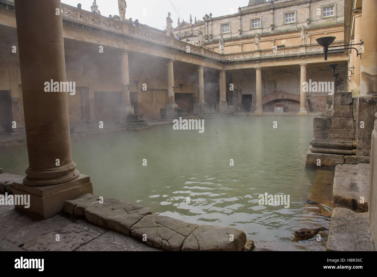 Ancient Roman Baths, Bath, Somerset, England Stock Photo Alamy