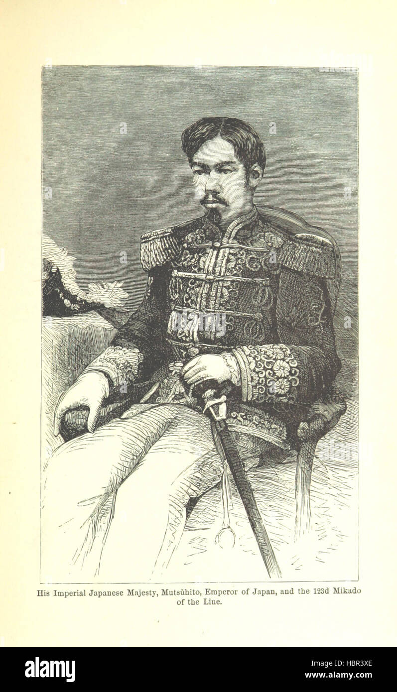 The Mikado's Empire. Book I. History of Japan, from 660 B.C to 1872, A.D. Book II. Personal experiences, observations, and studies in Japan, 1870-1874 Image taken from page 45 of 'The Mikado's Empire Book Stock Photo