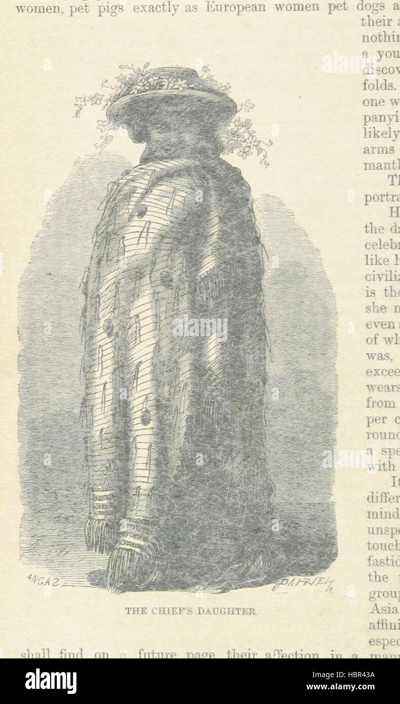 Image taken from page 158 of 'The Natural History of Man; being an account of the manners and customs of the uncivilized races of men ... With new designs by Angas, Danby, Wolf, Zwecker, etc., etc. Engraved by the Brothers Dalziel' Image taken from page 158 of 'The Natural History of Stock Photo