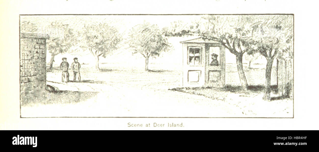 Image taken from page 205 of 'King's Handbook of Boston Harbor ... With ... illustrations' Image taken from page 205 of 'King's Handbook of Boston Stock Photo