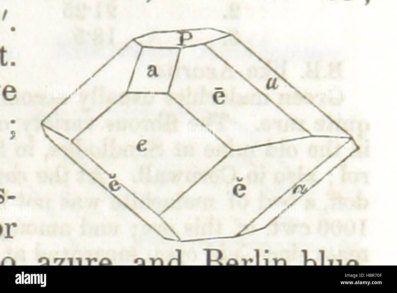 This image depicts mineralogical specimens with detailed illustrations ...