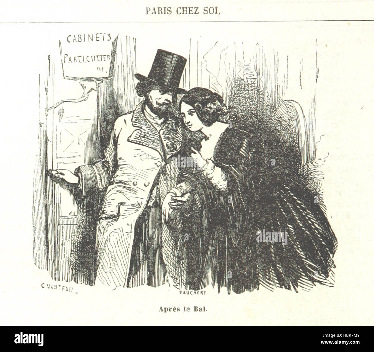 Image taken from page 148 of 'Les Rues de Paris; ou, Paris chez soi ... Ouvrage rédigé par l'élite de la littérature contemporaine. Terminé par une revue générale du Nouveau Paris ... par P. Zaccone' Image taken from page 148 of 'Les Rues de Paris; Stock Photo