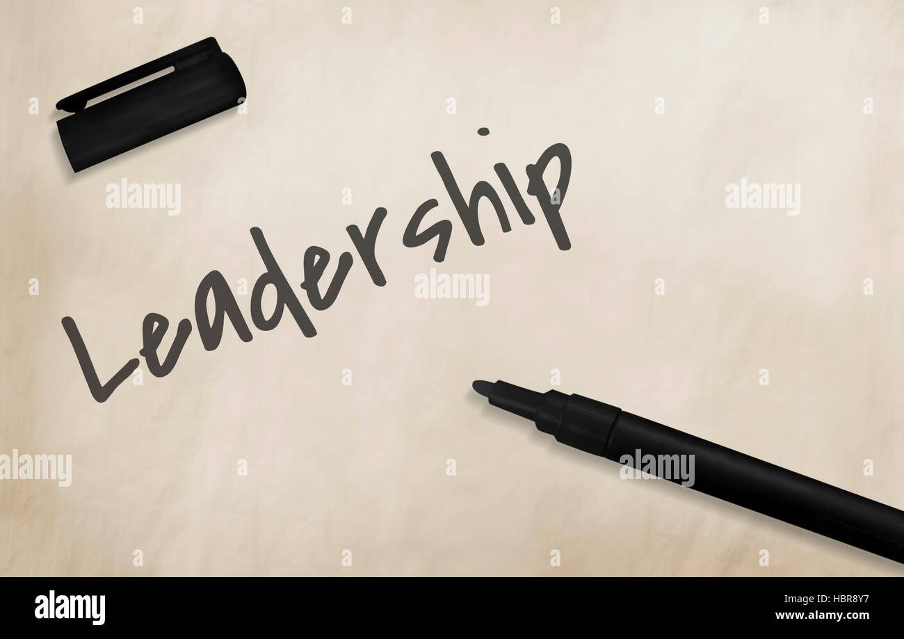 Leadership Our Mission Ideas Concept Stock Photo