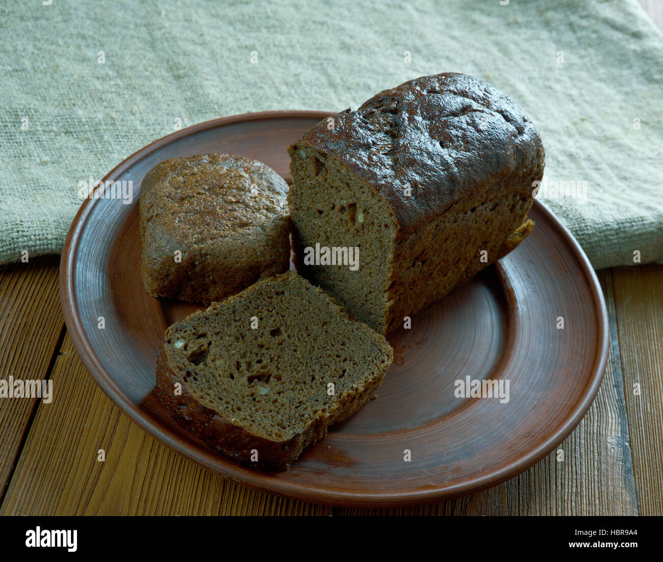 Finnish rye bread Stock Photo Alamy