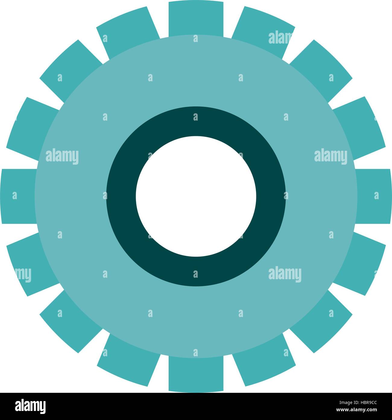 blue silhouette gear wheel icon Stock Vector Image & Art - Alamy