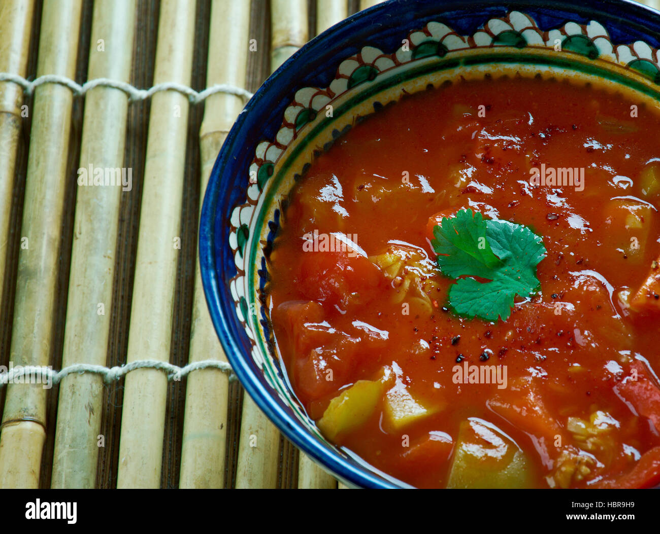 Indian onion tomato sauce Stock Photo Alamy