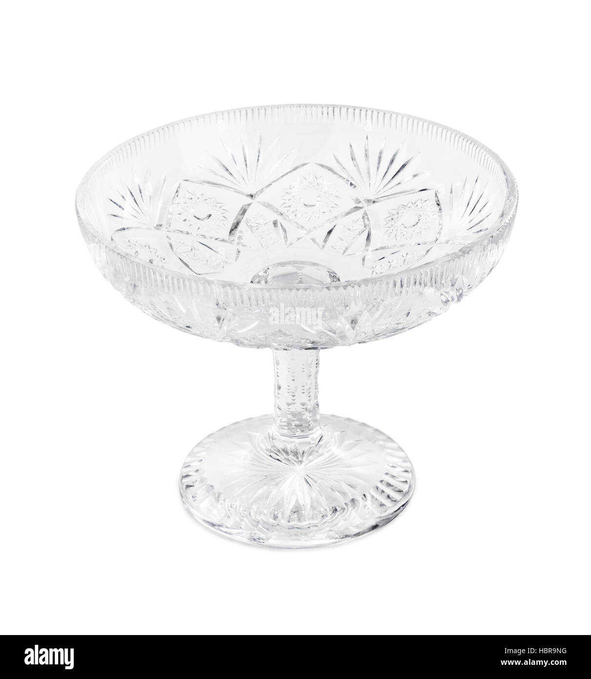 Crystal vase for fruits Stock Photo Alamy