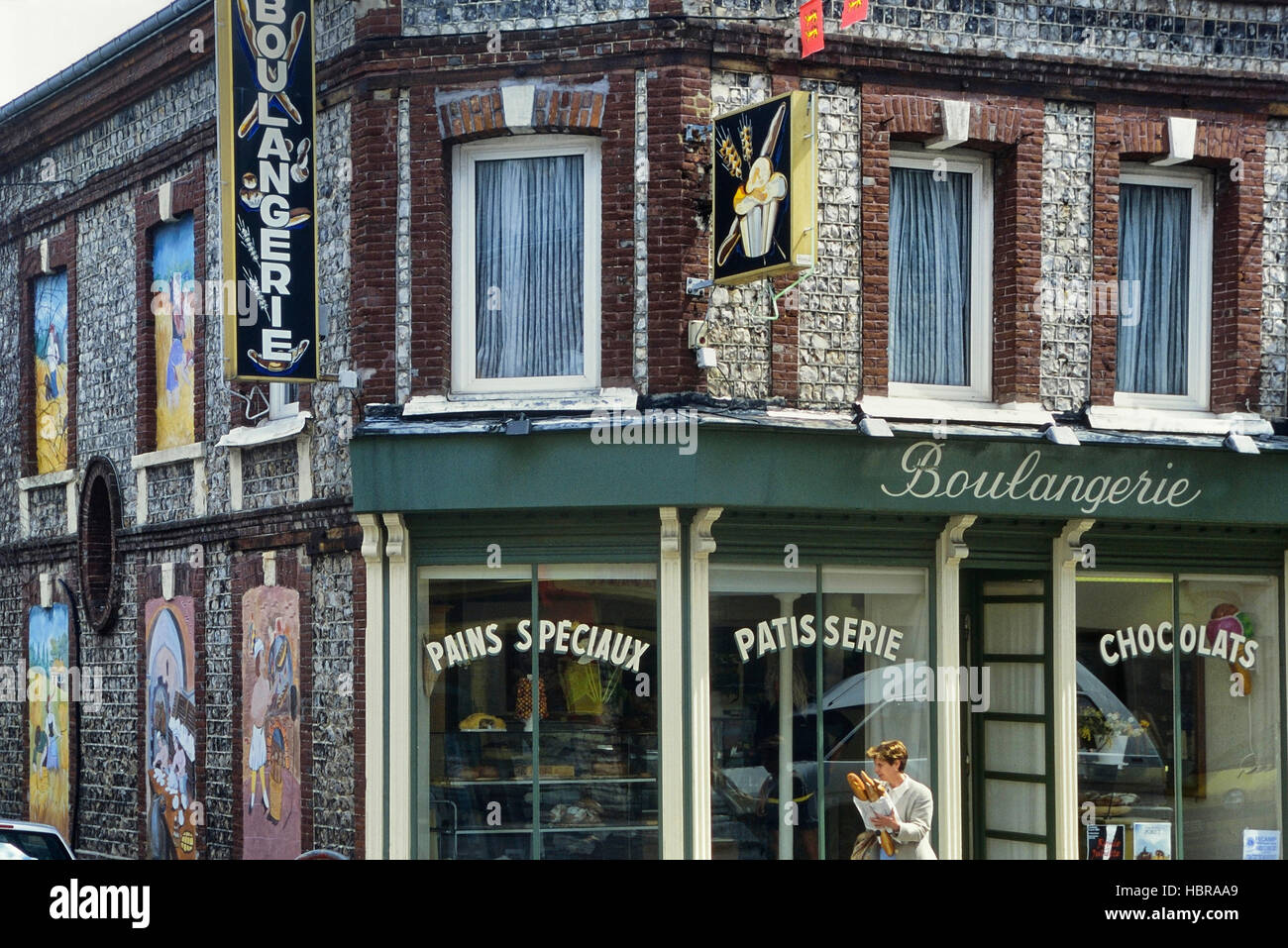 Boulangerie. Fecamp. Normandy. France. Europe Stock Photo