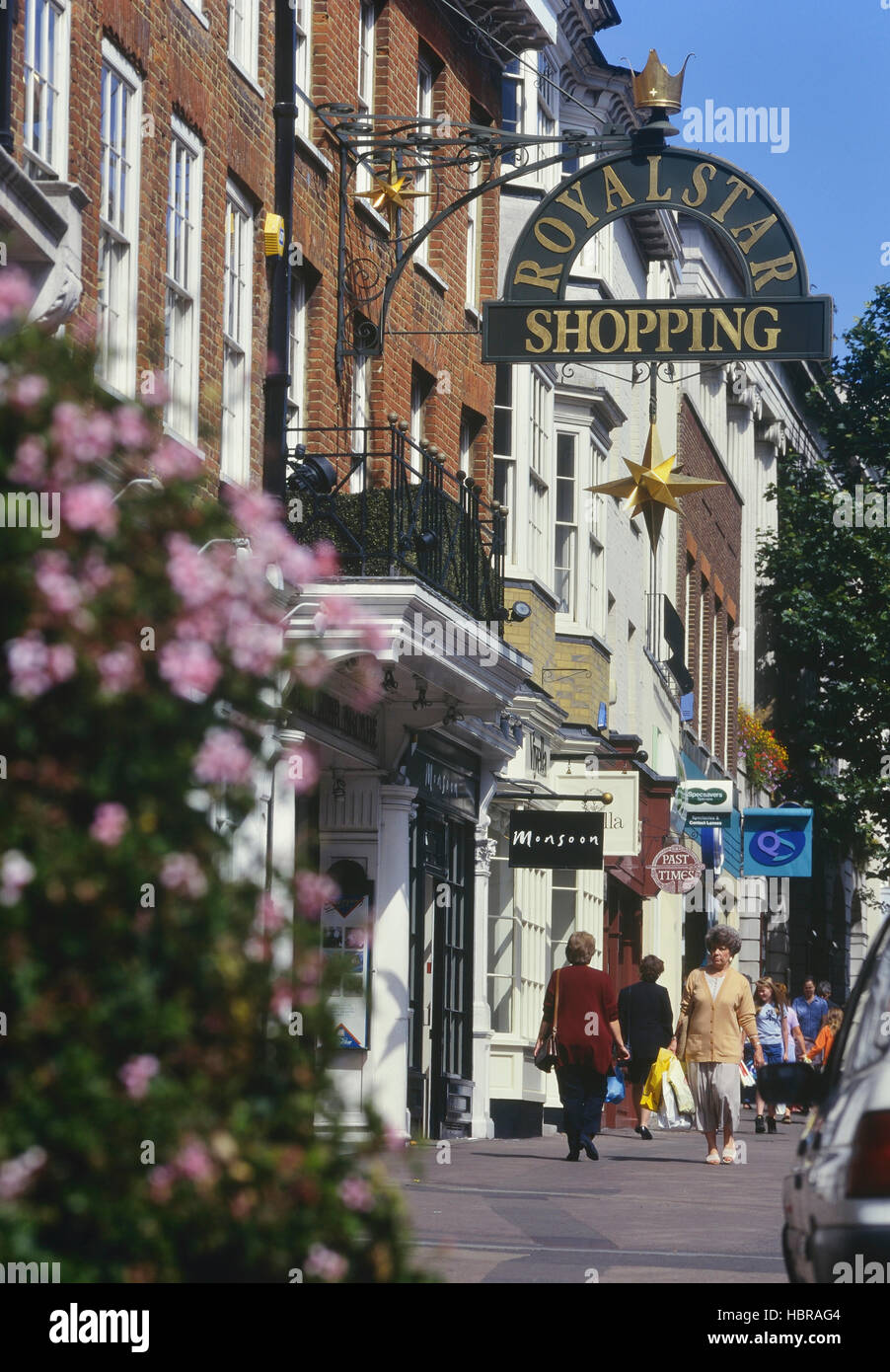 Royal Star shopping mall entrance. High Street. Maidstone. Kent. England. UK Stock Photo