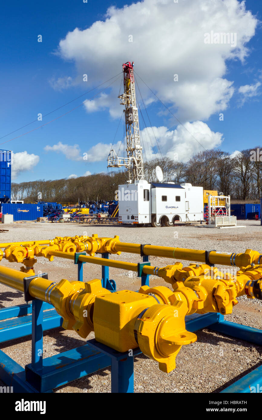 Weir Pumps at Cuadrilla Resources drilling equipment at Shale Gas Drill