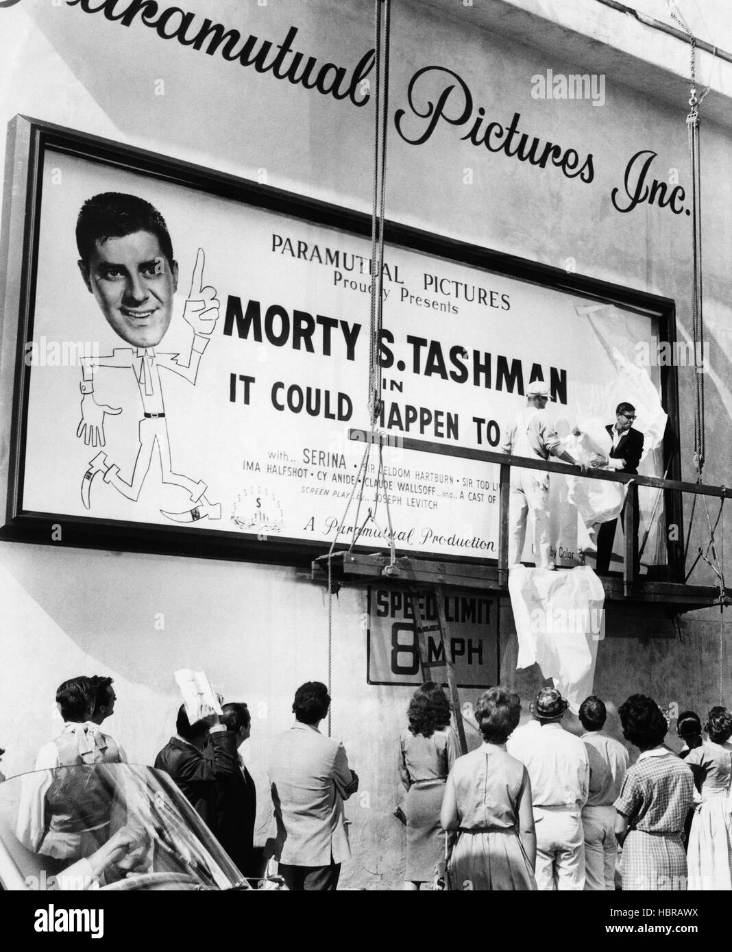 THE ERRAND BOY, Jerry Lewis, (on billboard and upper right), 1961 Stock
