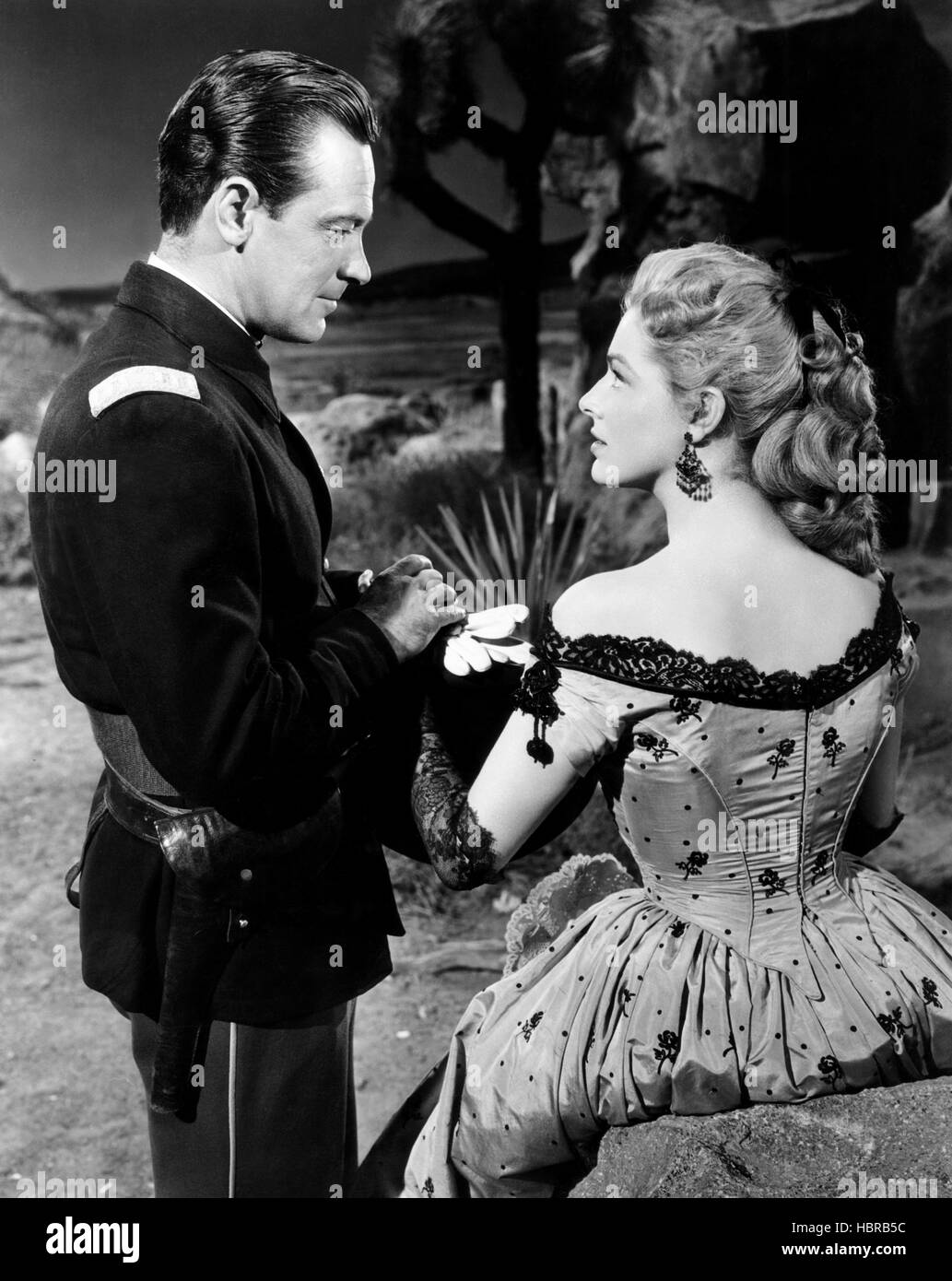 ESCAPE FROM FORT BRAVO, from left: William Holden, Eleanor Parker, 1953 ...