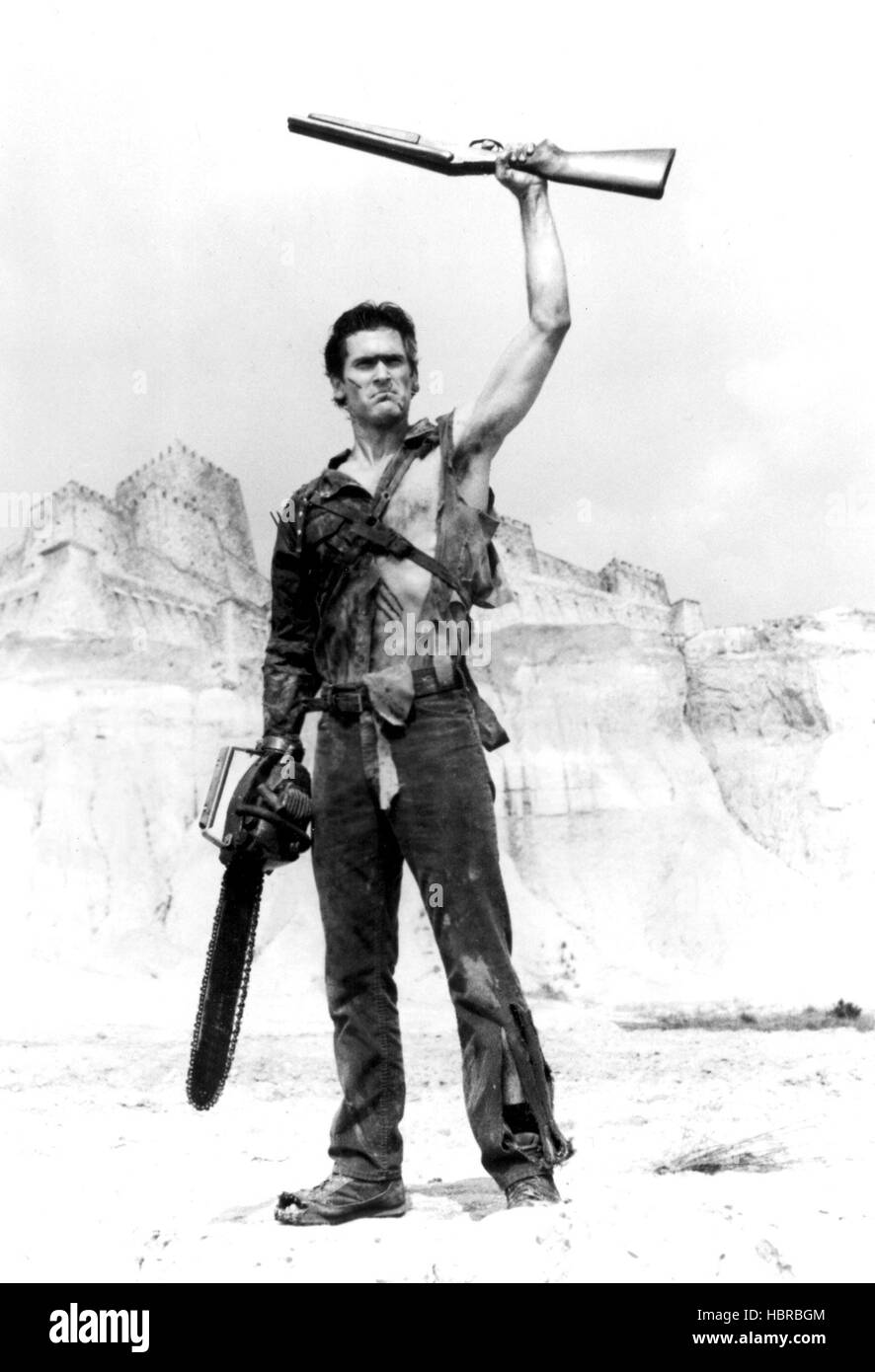 EVIL DEAD II, Bruce Campbell, 1987 Stock Photo - Alamy