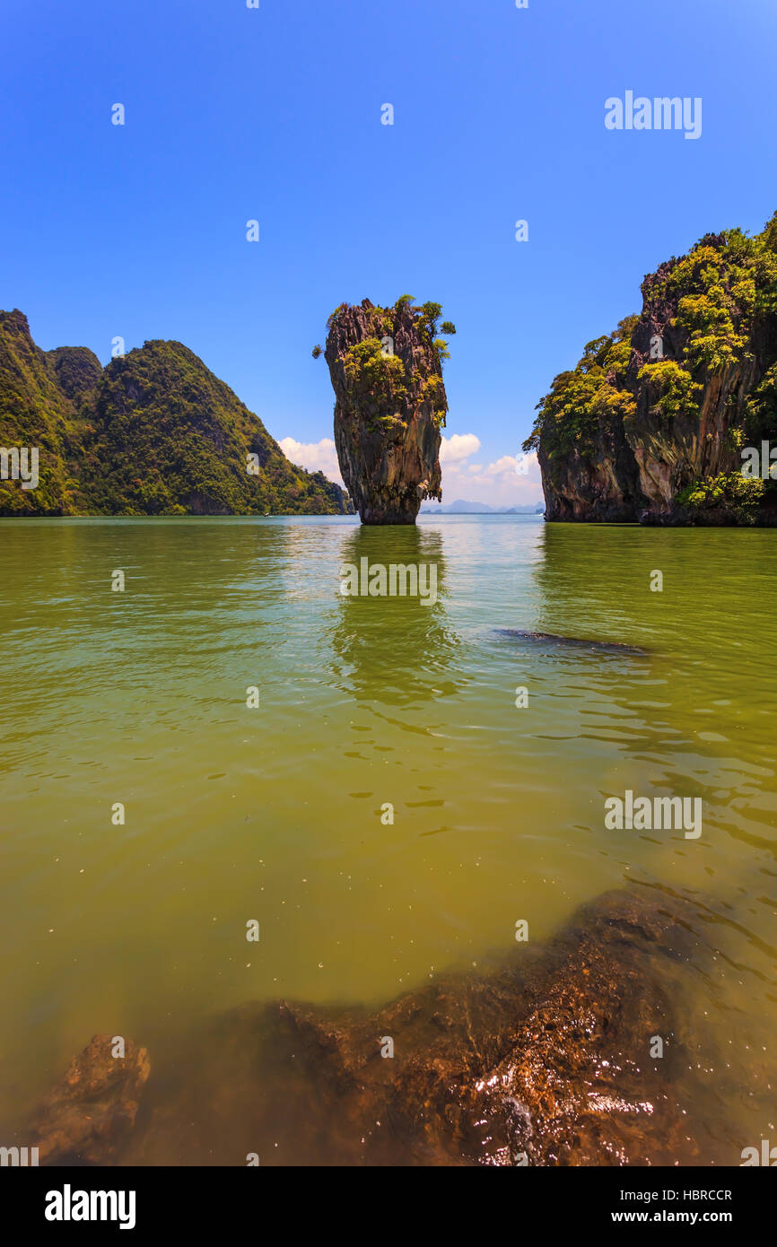 Freakish islands Stock Photo